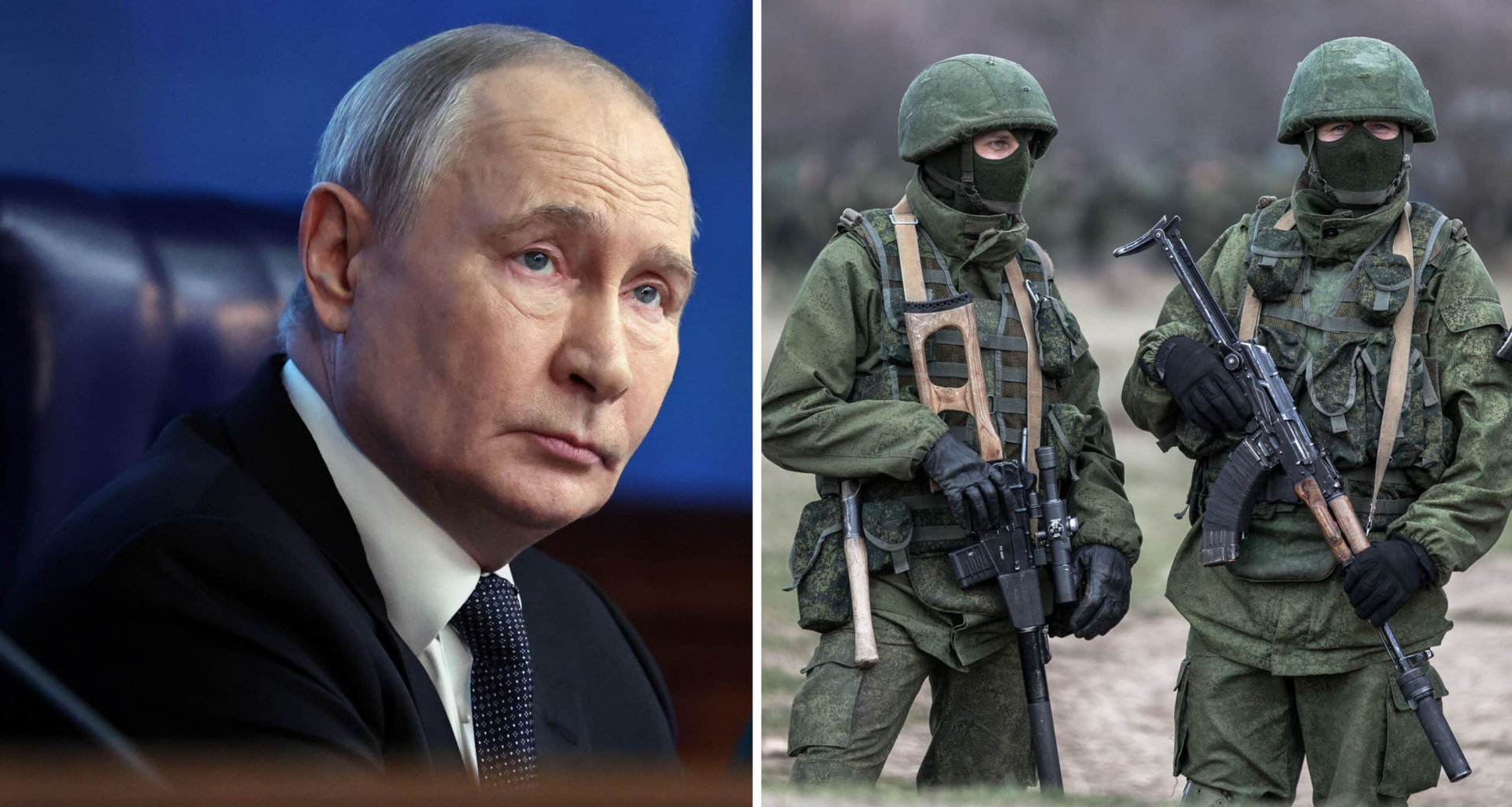 Putins desperata drag – migranter
tvingas till fronten