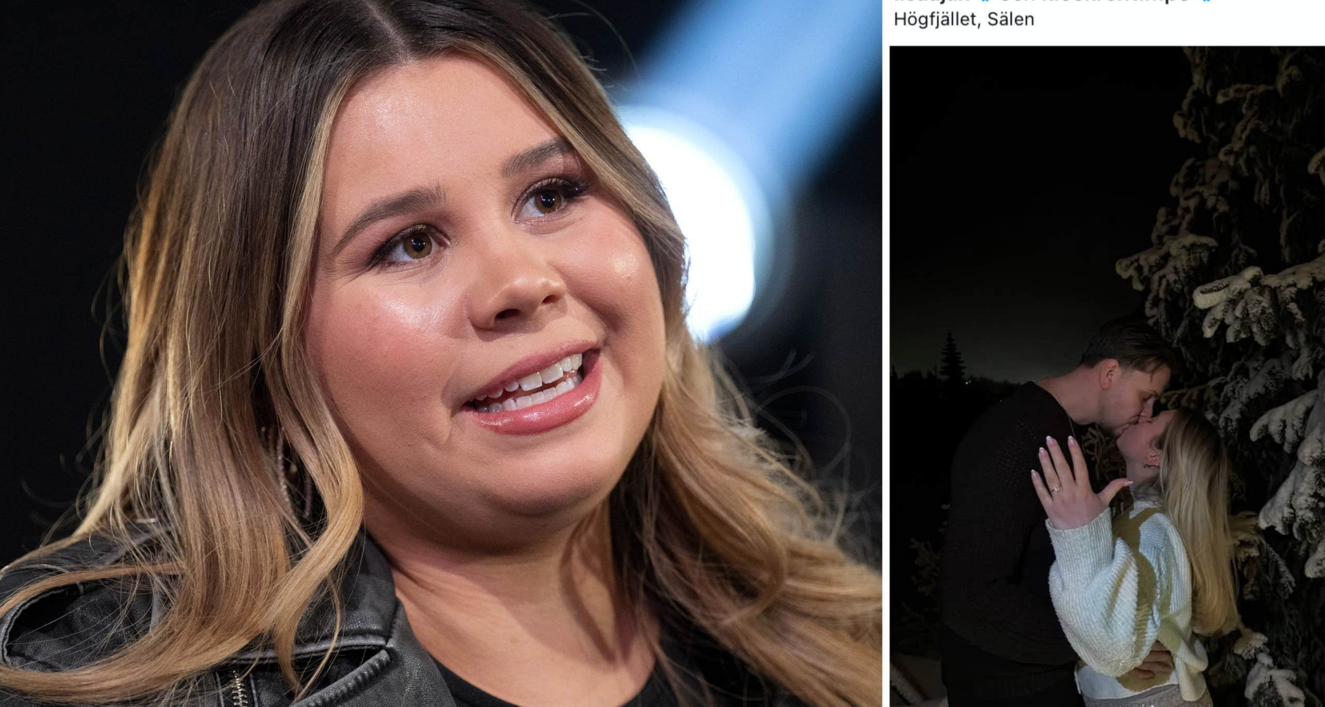 Mellostjärnan Lisa Ajax lycka – har förlovat sig