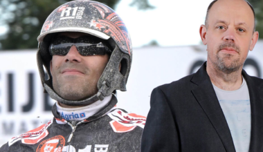 Han blåser förbi
alla med min spik | Trav