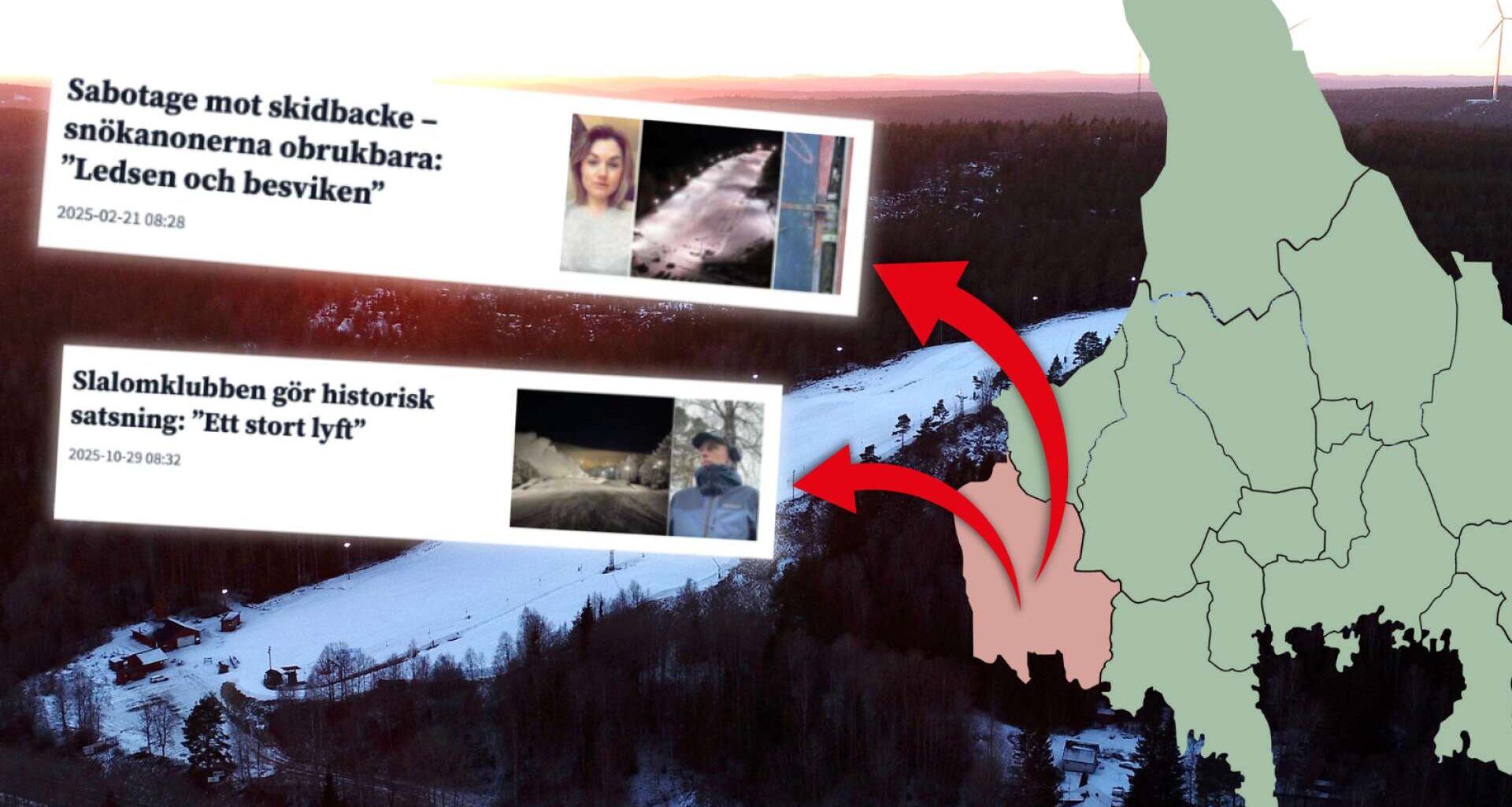 MORGONENS NYHETER: Slalomklubbens turbulenta år • Bil voltade på E16 i natt • Då öppnar nya matbutiken