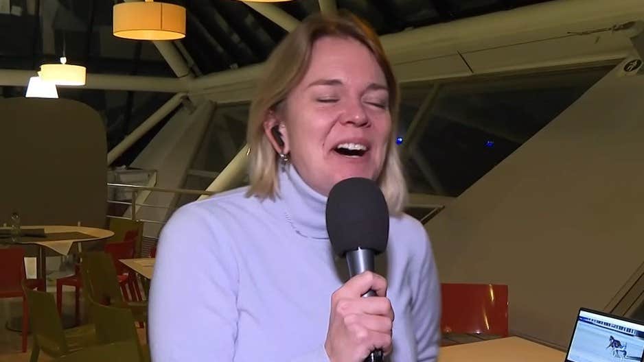 TV4-reporterns lycka
– mitt i sändningen | Trav