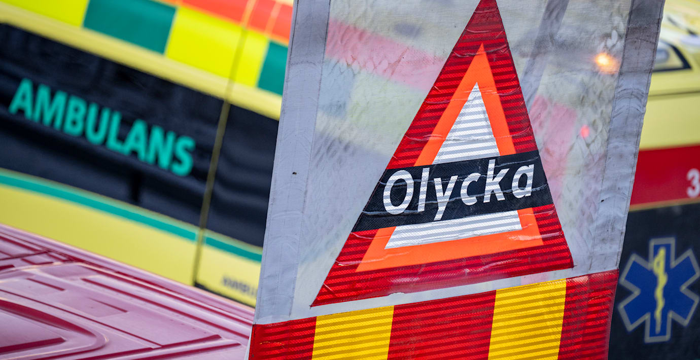 Man död i trafikolycka i Österåker