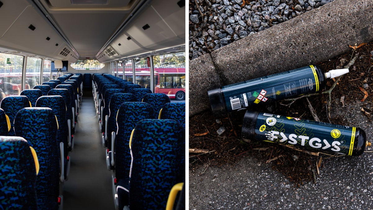 Bjöd på lustgas och började slåss på bussen – Norrtelje Tidning