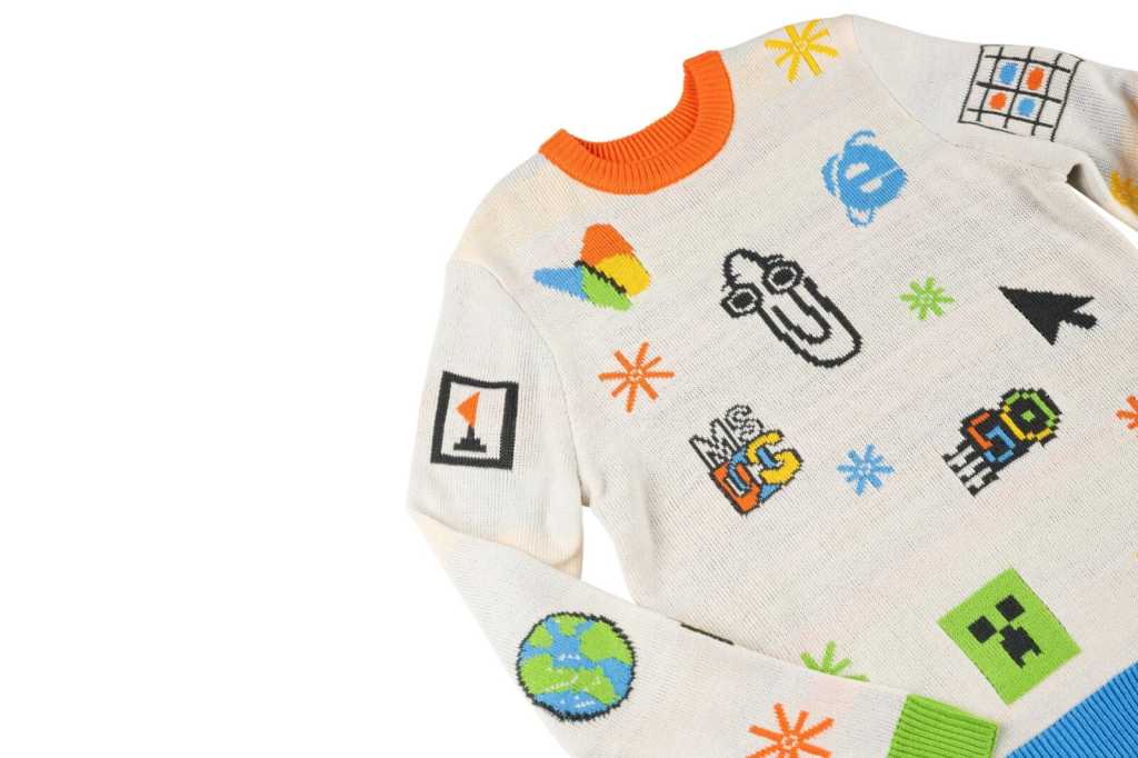 Microsoft ugly christmas sweater 2025