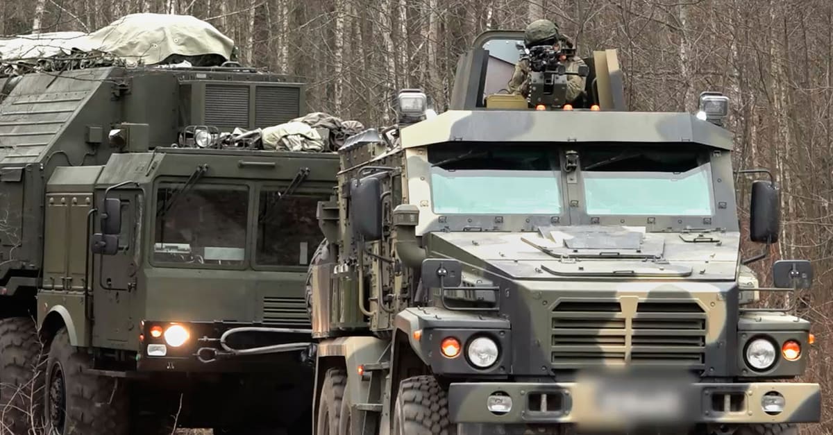 Ryska robotsystemet Oresjnik har flyttats till Belarus