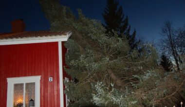 Nadjas stuga skadades i stormen: ”Vet inte hur allvarligt det är” - Hudiksvalls Tidning