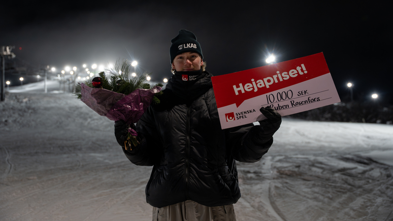 Säsongens första Hejapris gick till hemmaåkaren Ruben Rosenfors