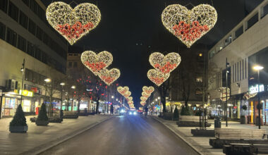 Instängd hund signalerade från bilen