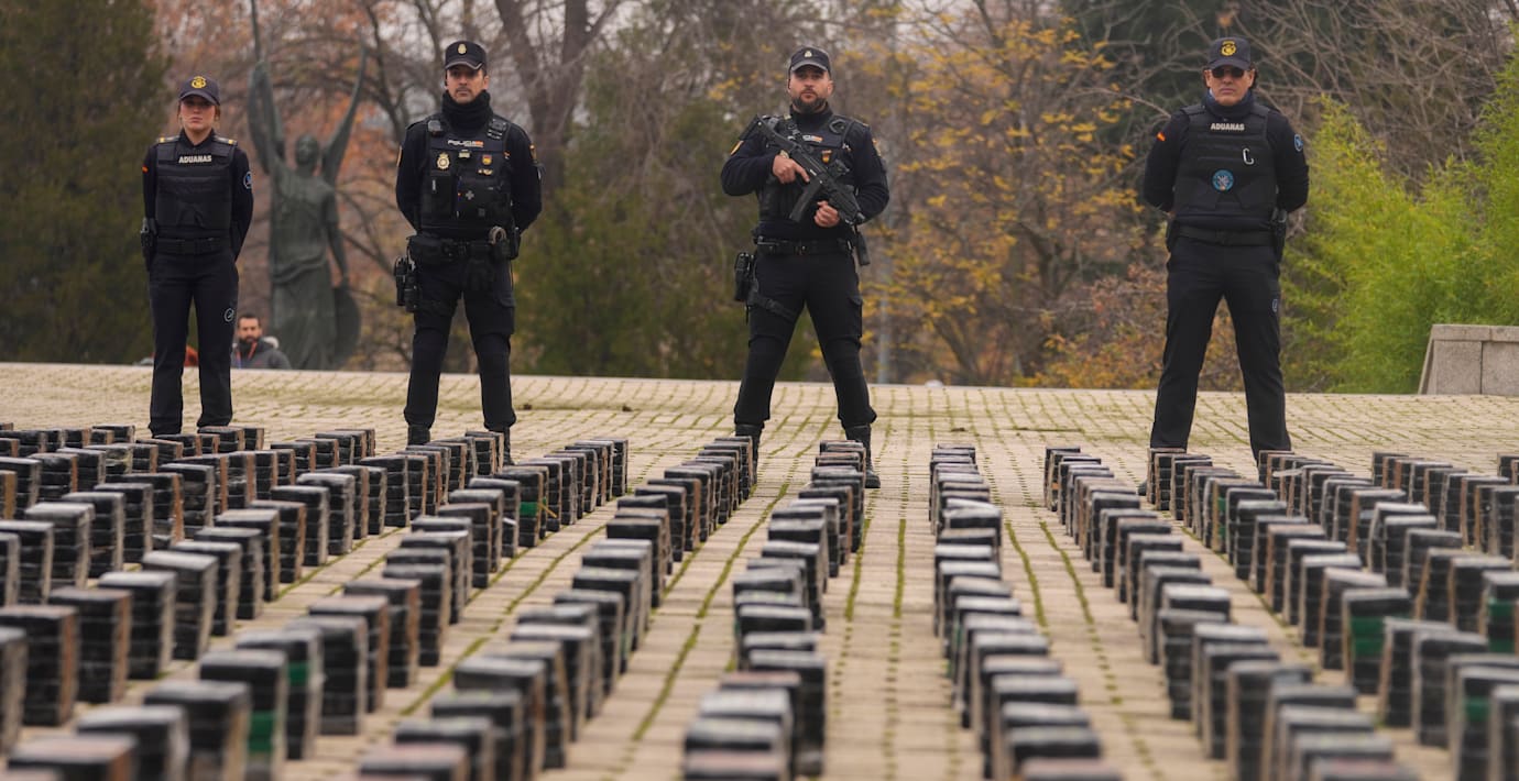 Svensk polis i insats mot helikopterliga i Spanien