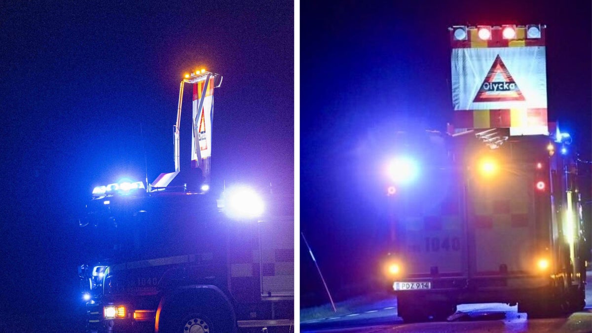 Bil voltade på väg 118 norr om Kristianstad – Kristianstadsbladet