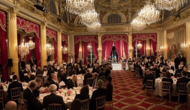 Man gripen för att ha stulit porslin från Emmanuel Macron