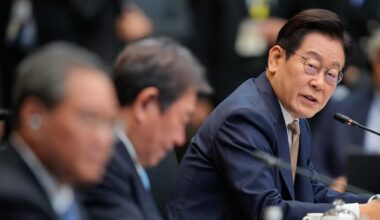 Sydkoreas president kallar håravfall en livsfara