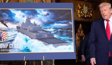 Trump ska bygga slagskepp – ”gyllene flotta”