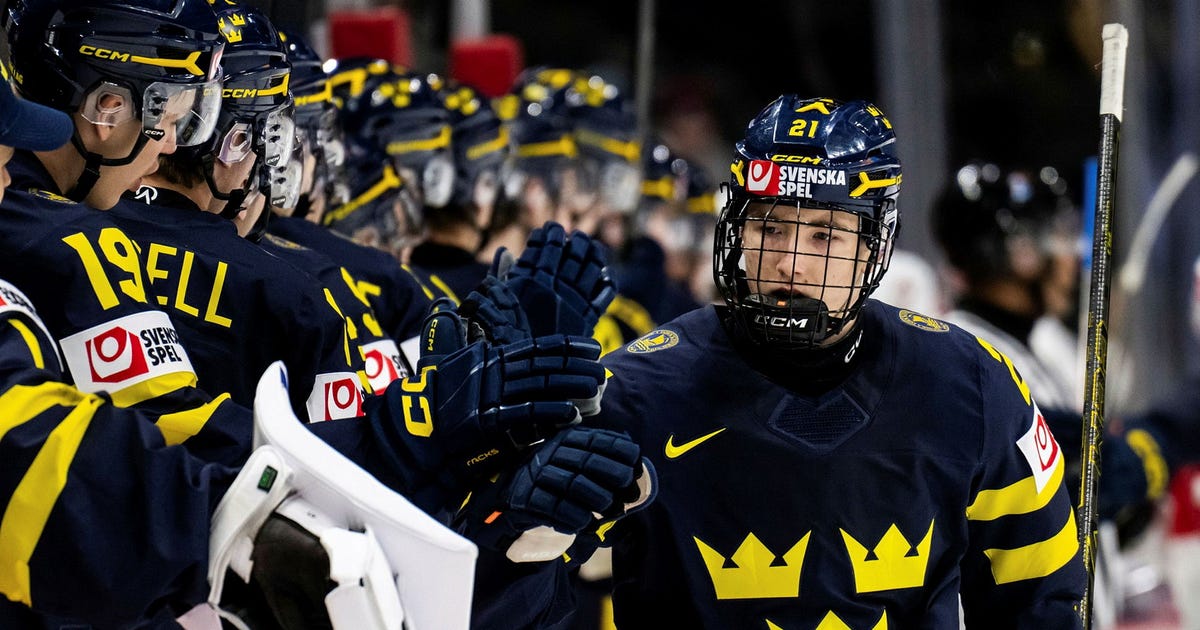 Ovanligt nyårsfirande för Sveriges yngste spelare i junior-VM