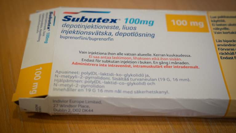 Subutex som används i substitutionsvård.