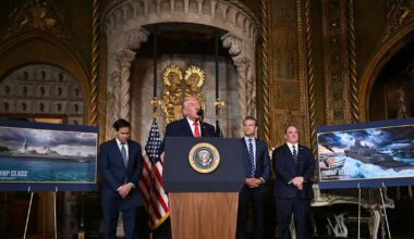 Trump planerar att skapa och själv designa en ”gyllene flotta” med slagskepp | Utrikes