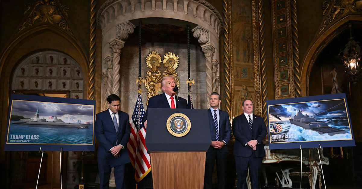 Trump planerar att skapa och själv designa en ”gyllene flotta” med slagskepp | Utrikes