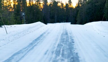 Gul varning för plötslig ishalka i norra Sverige