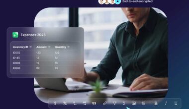 Proton Sheets spreadsheet app