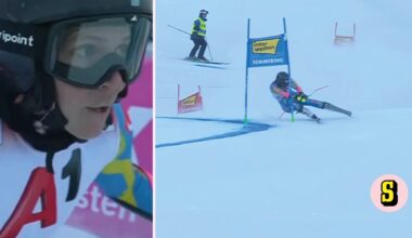 Sara Hector snabbast i storslalomen i Semmering i första åket