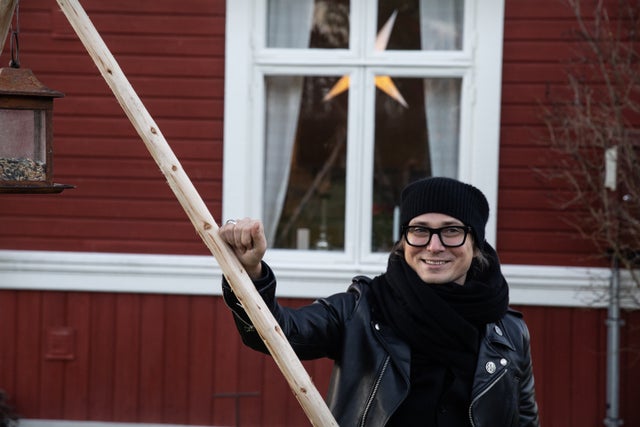 Tobias fick chansen att träffa sina barndomsidoler Kiss i Las Vegas när en kompis till honom skötte deras ljusshow. ”Då blev jag tolv år igen”.