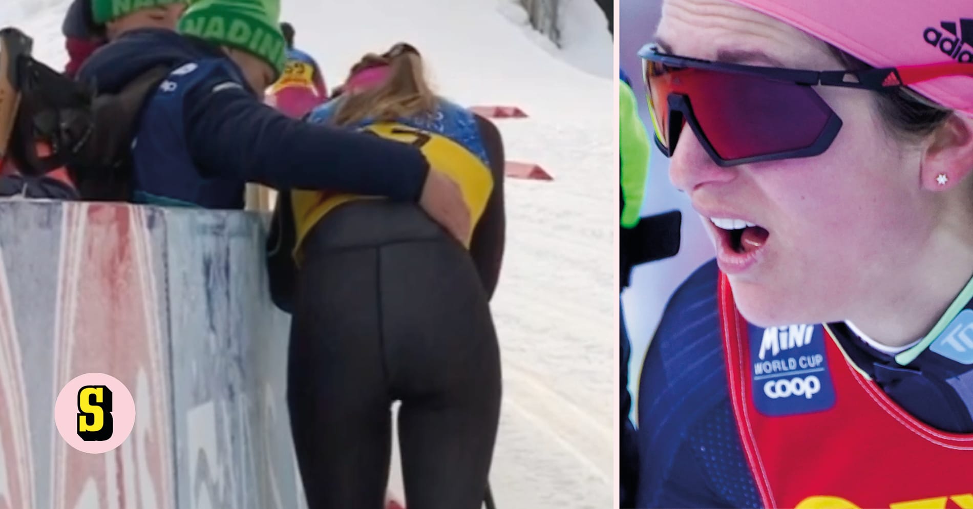 Laura Gimmler och Eliza Rucka bröt skiathlonen