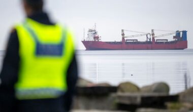 Tullverket har bordat ryskt fartyg utanför Höganäs