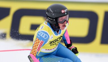 Alpint: Sara Hector kniper säsongens första pallplats