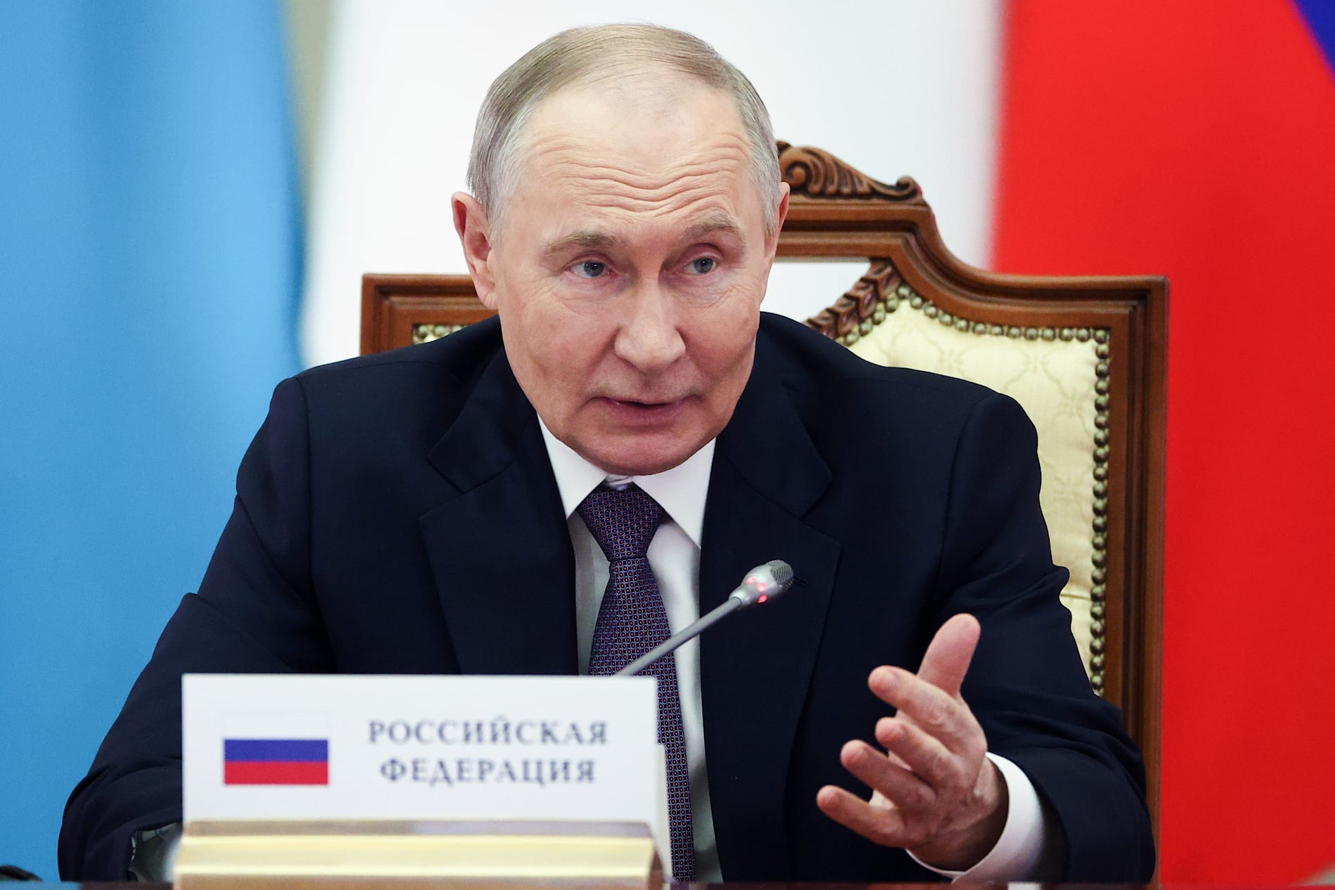 Rysslands president Vladimir Putin.