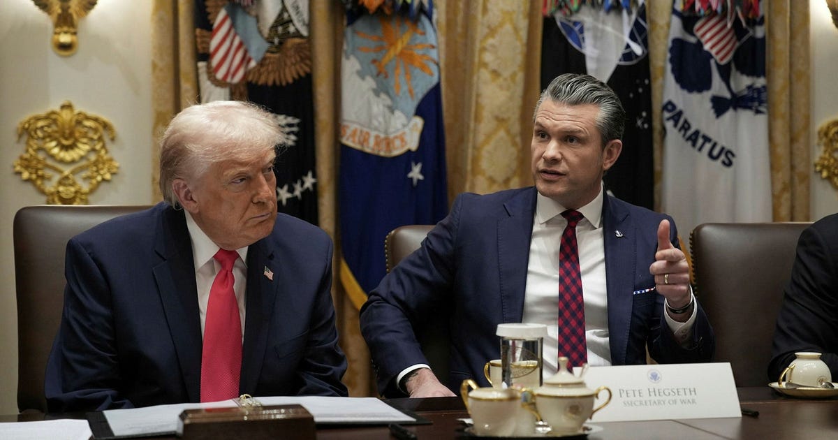 Hegseth försvarar insatser mot knarkbåtar