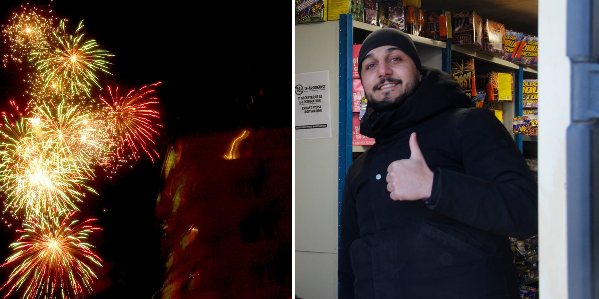 Preppar för fyrverkerifest: "Har handlat för 16 000 kronor" - UNT
