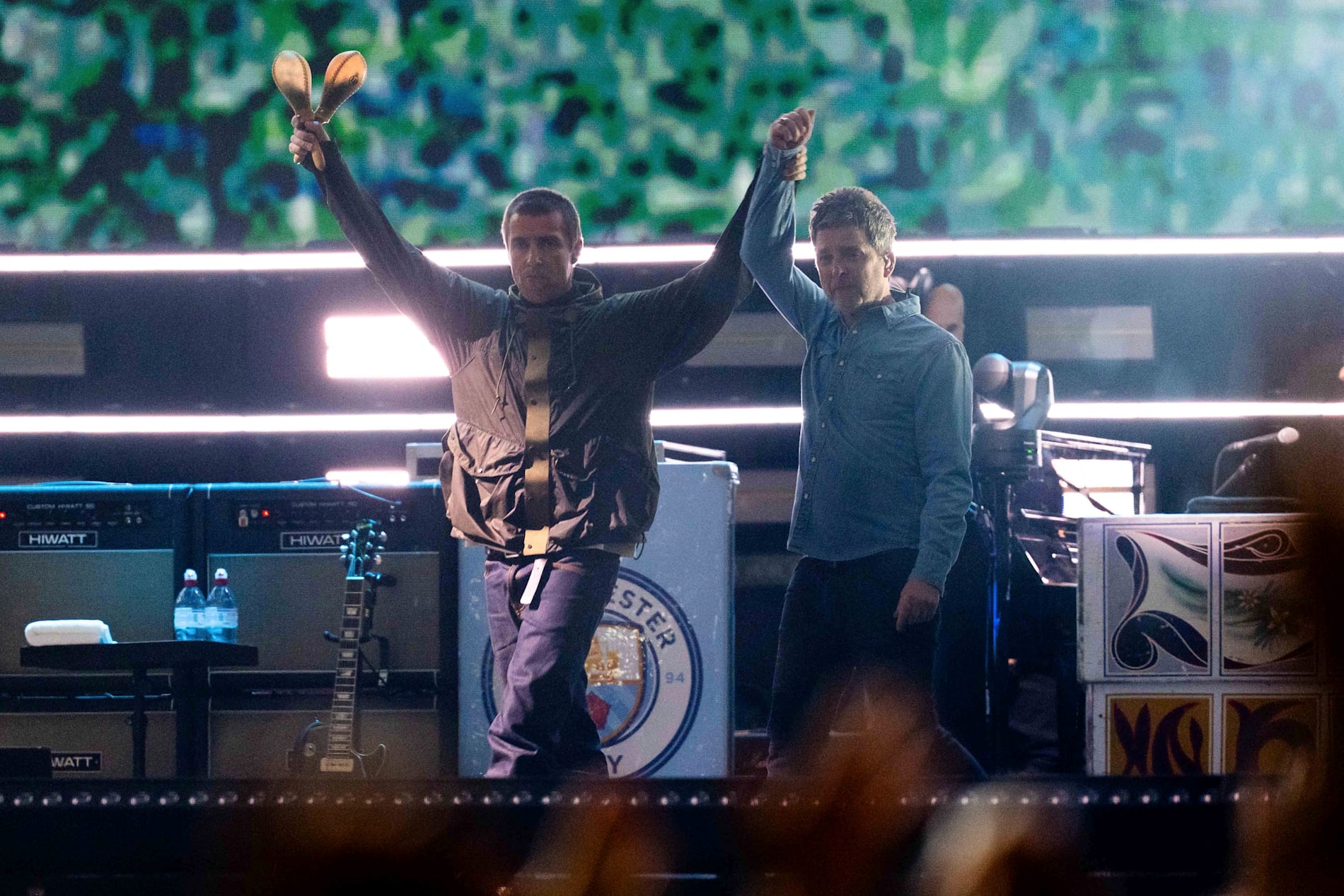 Liam Gallagher och Noel Gallagher.