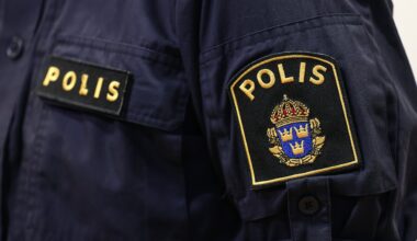 Polis tafsade på kollegor under julfest