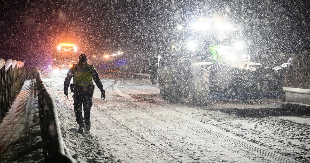 SMHI utfärdar röd varning för ovädret Anna: Extrema snömängder