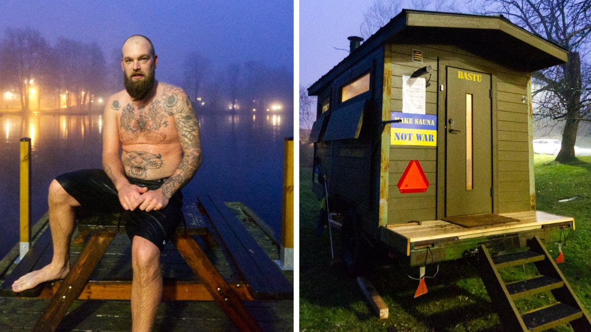 Militärvagnen blev en bastu – nu öppnar den för alla – Gefle Dagblad