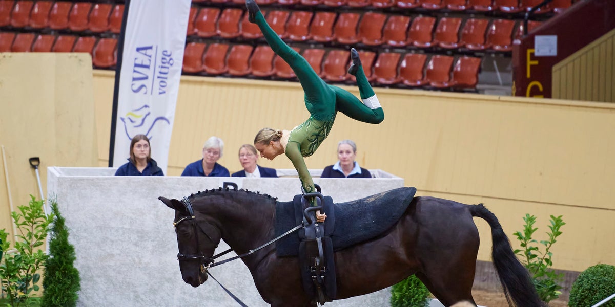 19-åriga medaljören får stipendium i voltige