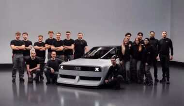 Lärlingar hyllar Audis femma med retro-koncept. Blir tyvärr bara ett exemplar av denna.