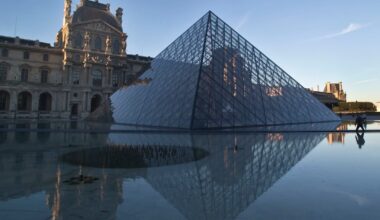 Föremål förstörda i Louvren efter vattenskada