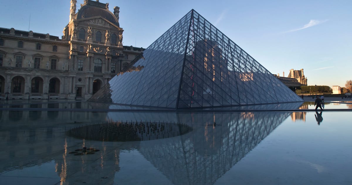 Föremål förstörda i Louvren efter vattenskada