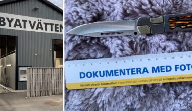 Äldre man hotade kvinna på biltvätten – med kniv i handen – Kristianstadsbladet