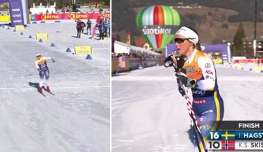 Längdskidor: Johanna Hagström överlägset snabbast i sprintkvalet i Tour de Ski