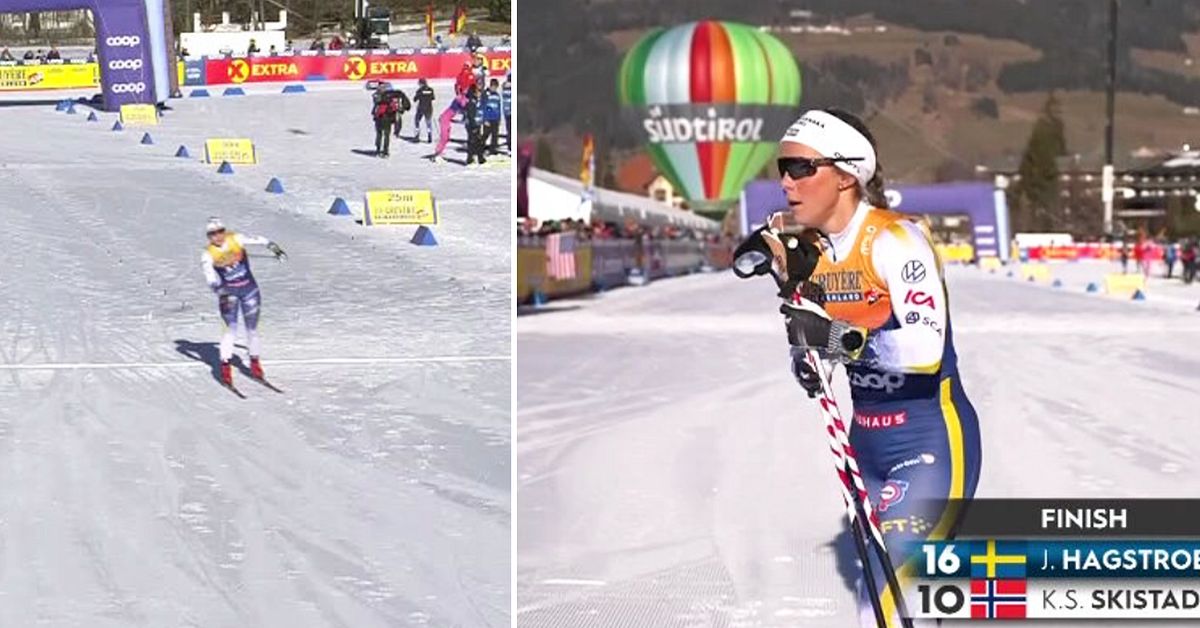 Längdskidor: Johanna Hagström överlägset snabbast i sprintkvalet i Tour de Ski