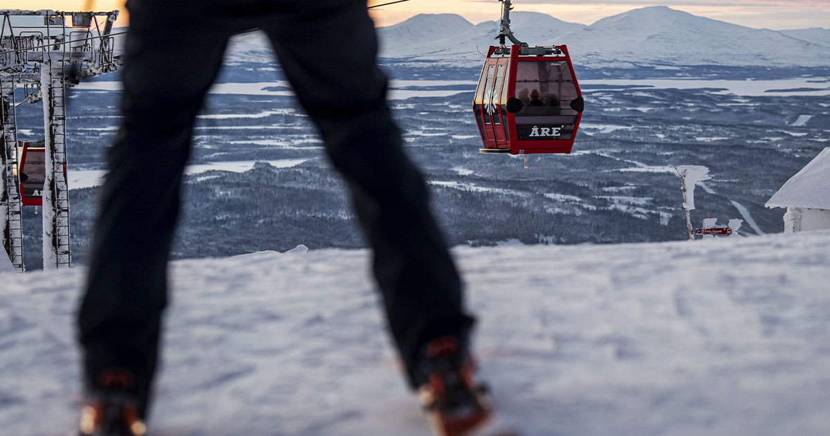 Man död efter skidolycka i Åre