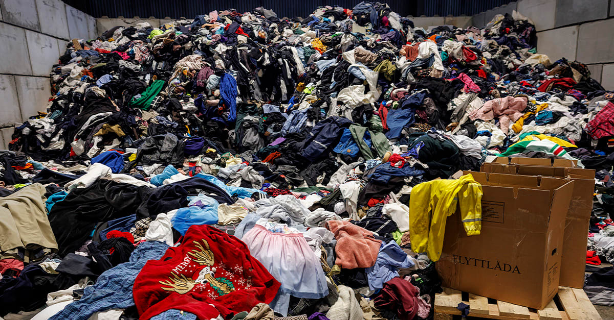 Siptex maskinen som sorterar textilier ska säljas