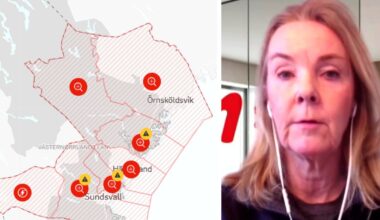 Tusentals utan ström i Västernorrland efter stormen Johannes