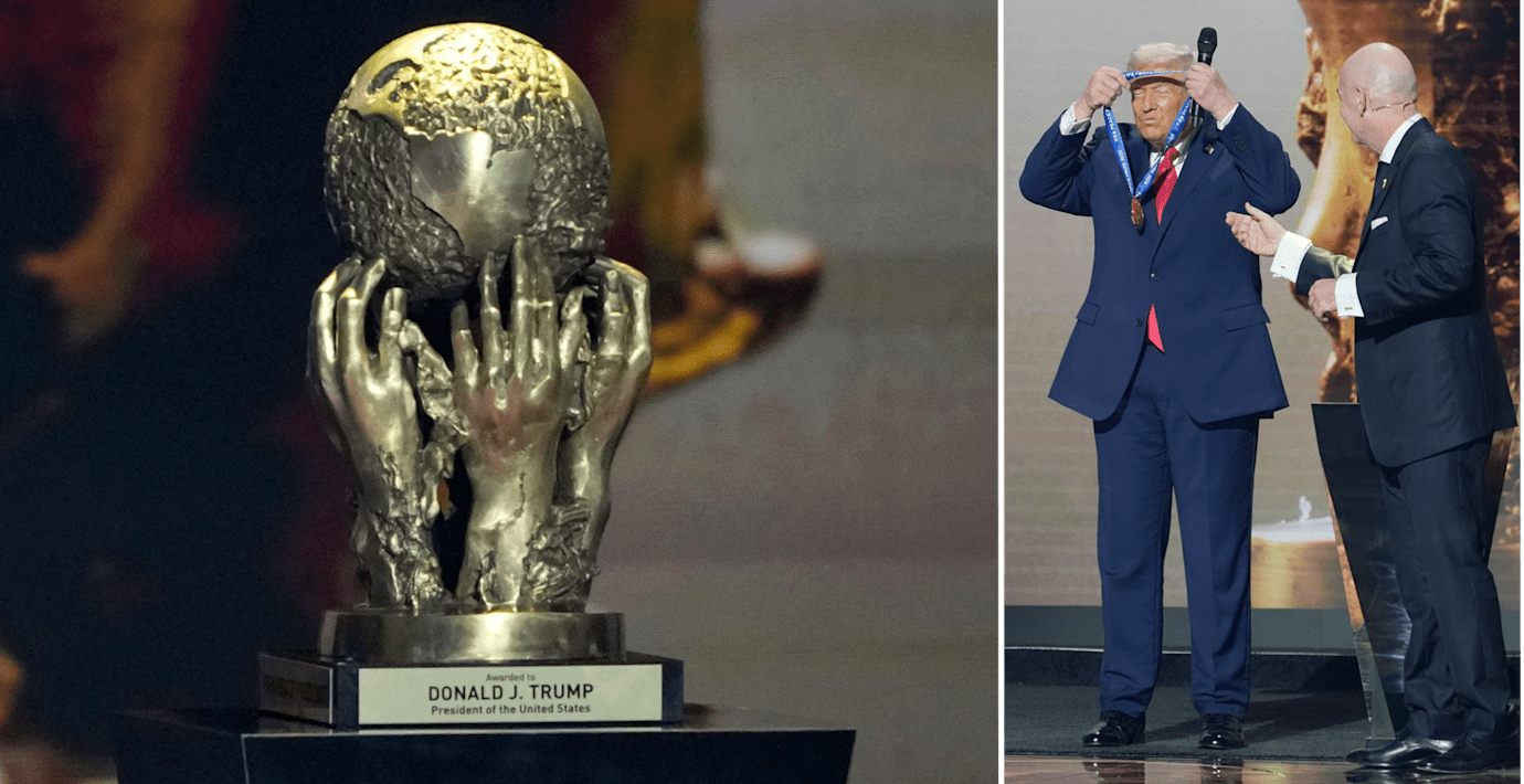 Trump tilldelas kritiserat Fifa-fredspris: ”Vilken ära”