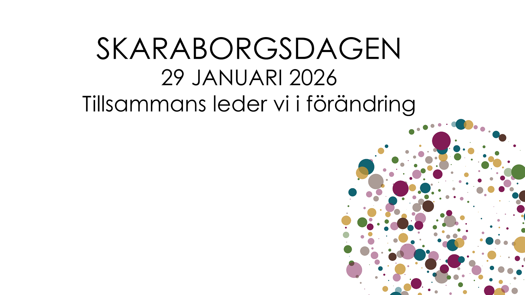 Save the date - Skaraborgsdagen 2026