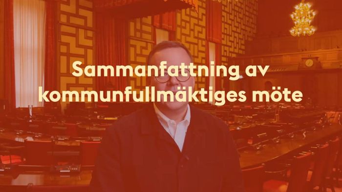 Sammanfattning av kommunfullmäktige 15 december