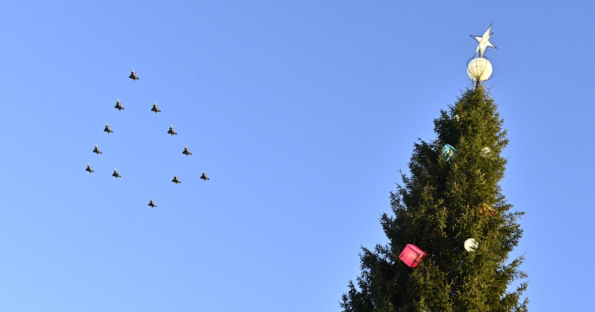 Då sker försvarets julgransflygning - SvD