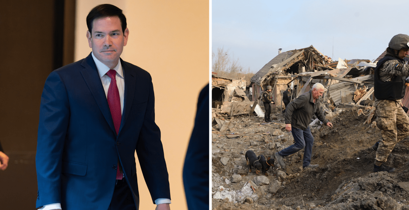 Löjligt att säga att vi tvingar Ukraina